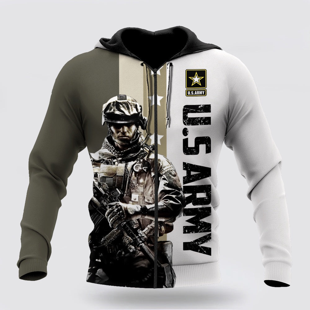 Us Army Hoodie, Us Army 3D All Over Printed Hoodie