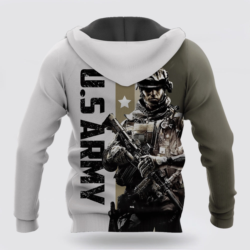 Us Army Hoodie, Us Army 3D All Over Printed Hoodie
