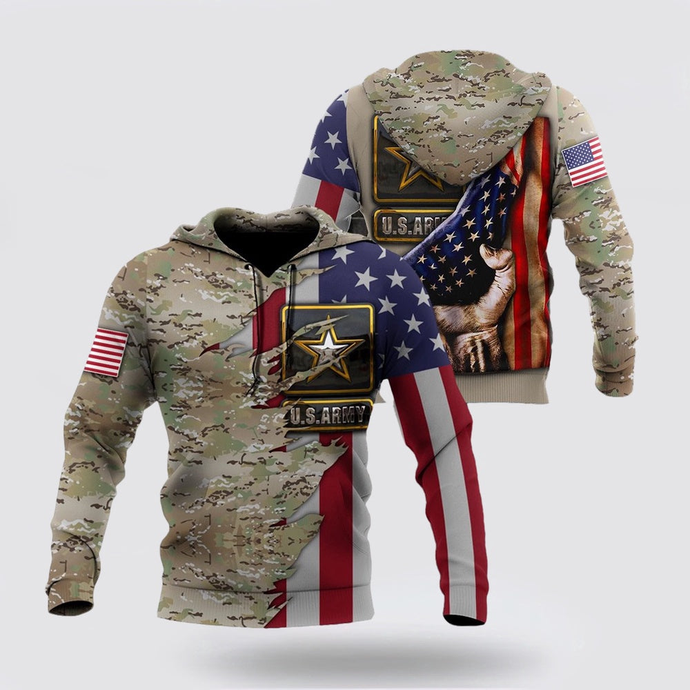 Us Army Hoodie, Us Army 3D Hoodie