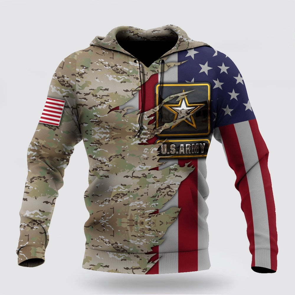 Us Army Hoodie, Us Army 3D Hoodie