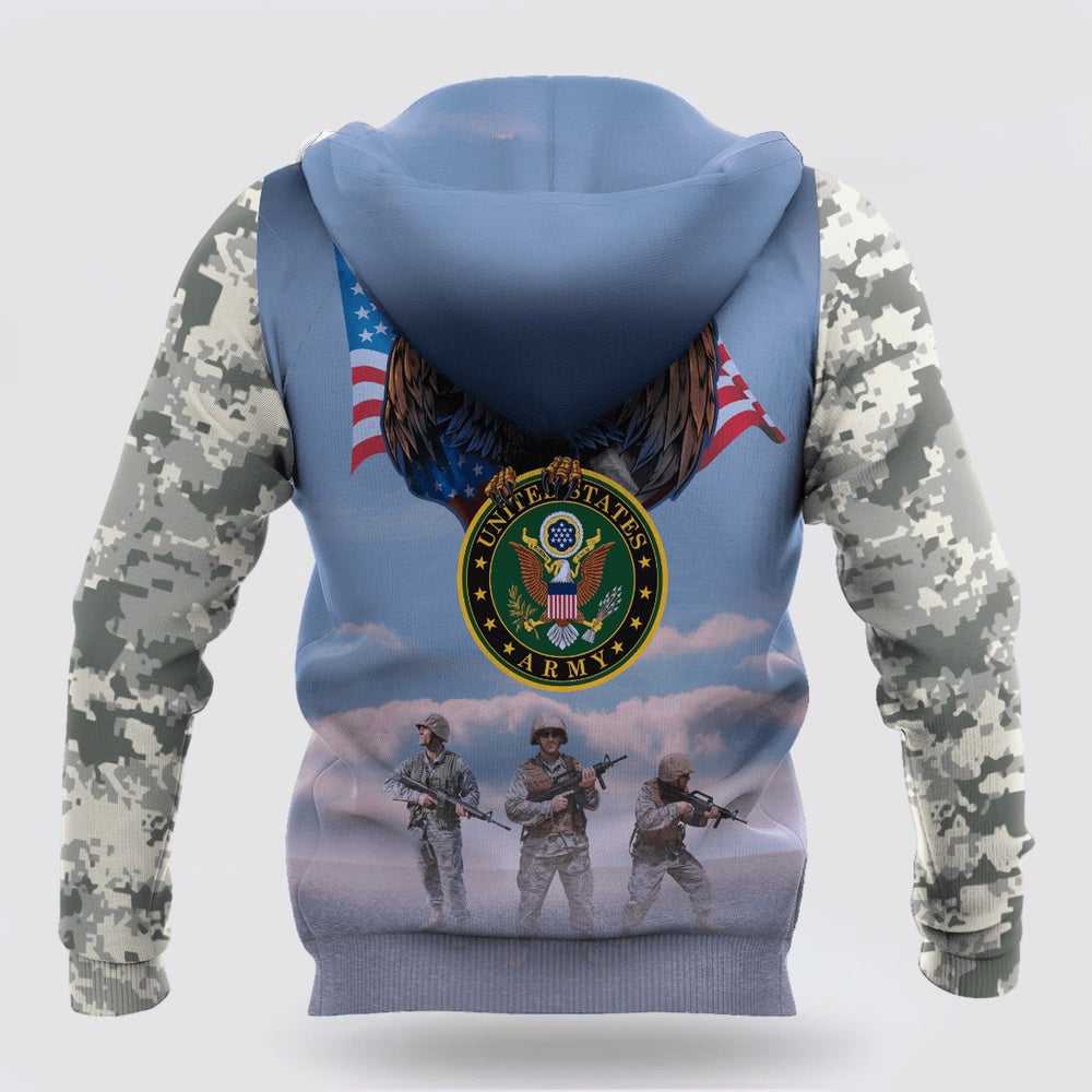 Us Army Hoodie, Us Army 3D Hoodie For Men And Women