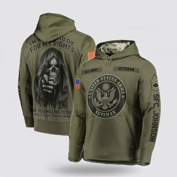 Us Army Hoodie, Us Army Military Veteran Hoodie