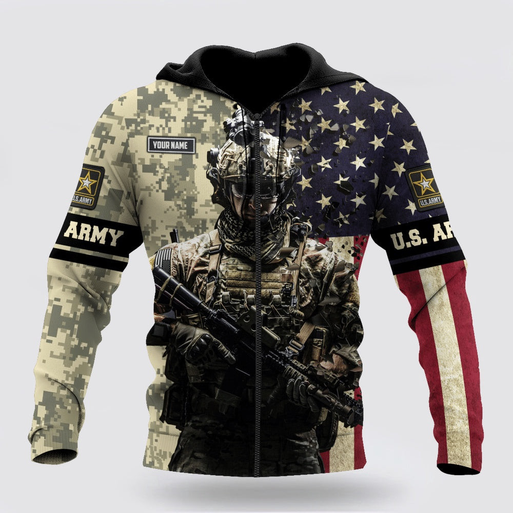 Us Army Hoodie, Us Army Veterans 3D Hoodie For Men And Women