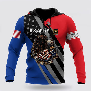 Us Army Hoodie, Us Army Veterans 3D Hoodie For Mens And Women