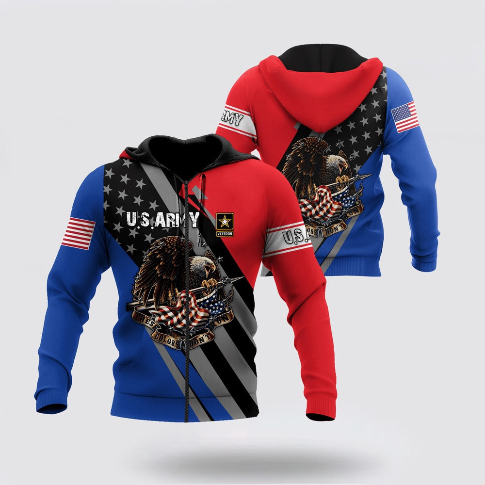 Us Army Hoodie, Us Army Veterans 3D Hoodie For Mens And Women
