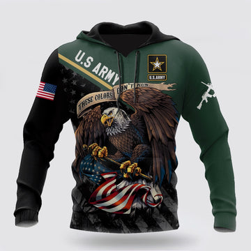 Us Army Hoodie, Us Veteran Army Green 3D All Over Printed Shirts For Men And Women Hoodie