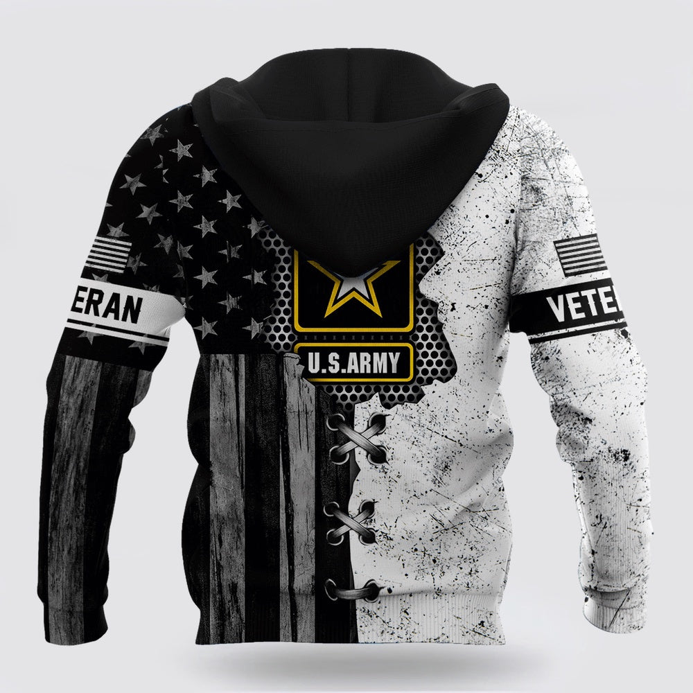 Us Army Hoodie, Veteran Us Army In My Heart 3D Hoodie For Men And Women Hoodie
