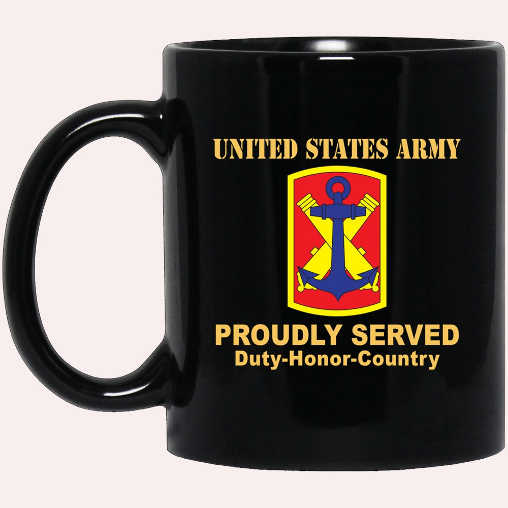 Us Army Mug, Veterans Mug, US Army 103 FIELD ARTILLERY BRIGADE Black Mug, Us Army Coffee Mug, Military Coffee Mugs
