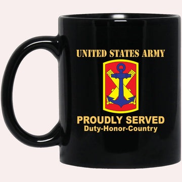 Us Army Mug, Veterans Mug, US Army 103 FIELD ARTILLERY BRIGADE Black Mug, Us Army Coffee Mug, Military Coffee Mugs