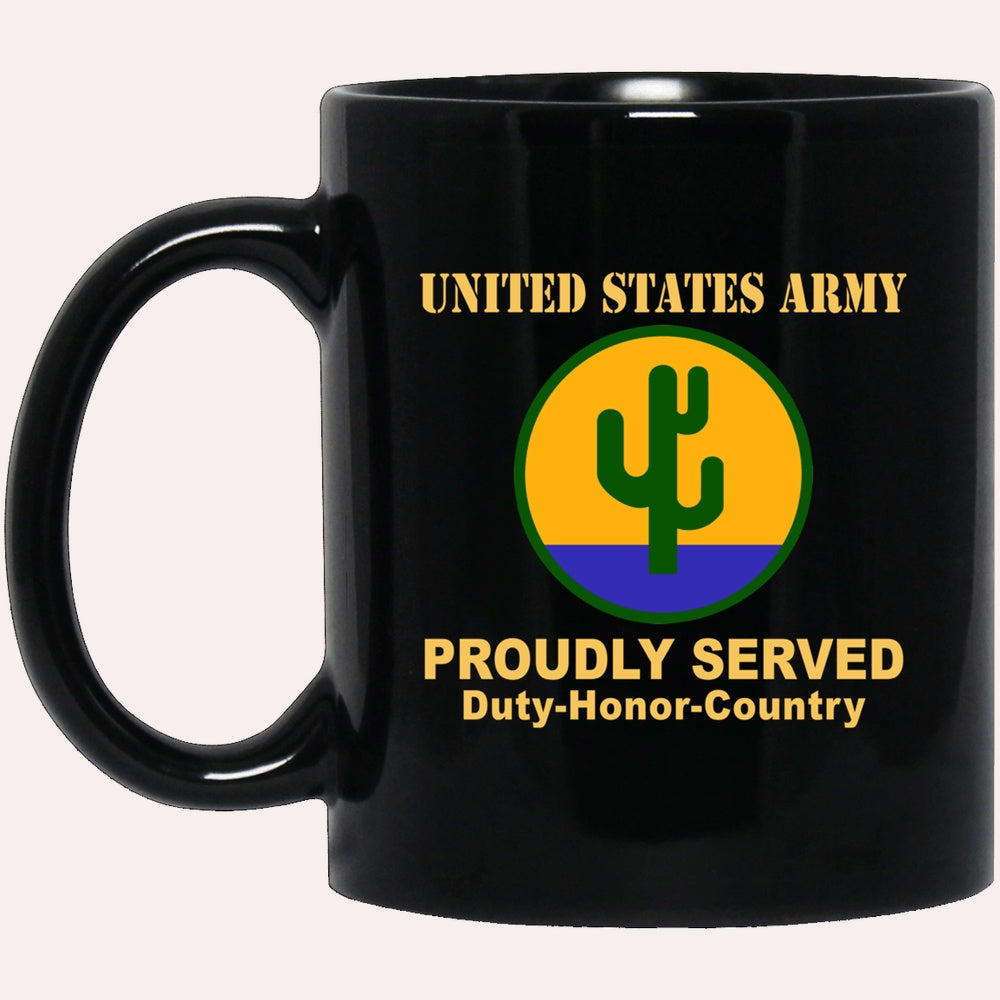 Us Army Mug, Veterans Mug, US Army 103 SUSTAINMENT COMMAND  Black Mug, Us Army Coffee Mug, Military Coffee Mugs