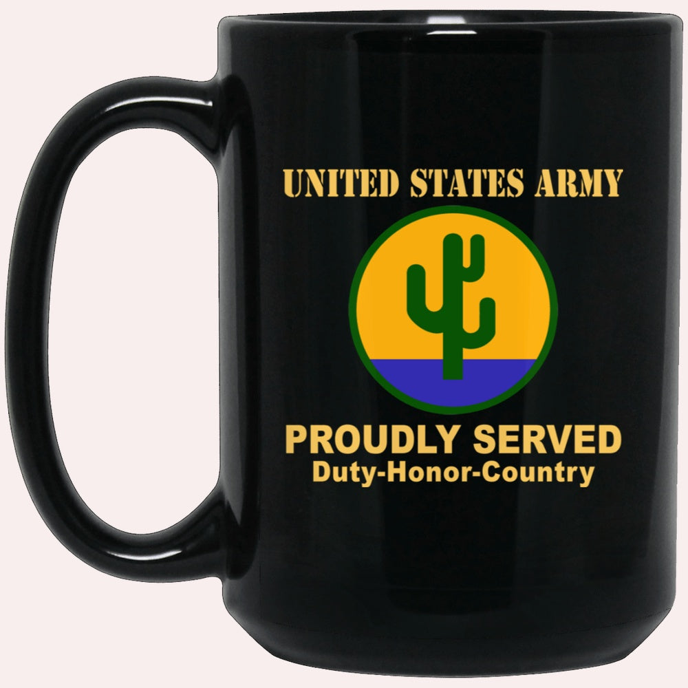 Us Army Mug, Veterans Mug, US Army 103 SUSTAINMENT COMMAND  Black Mug, Us Army Coffee Mug, Military Coffee Mugs