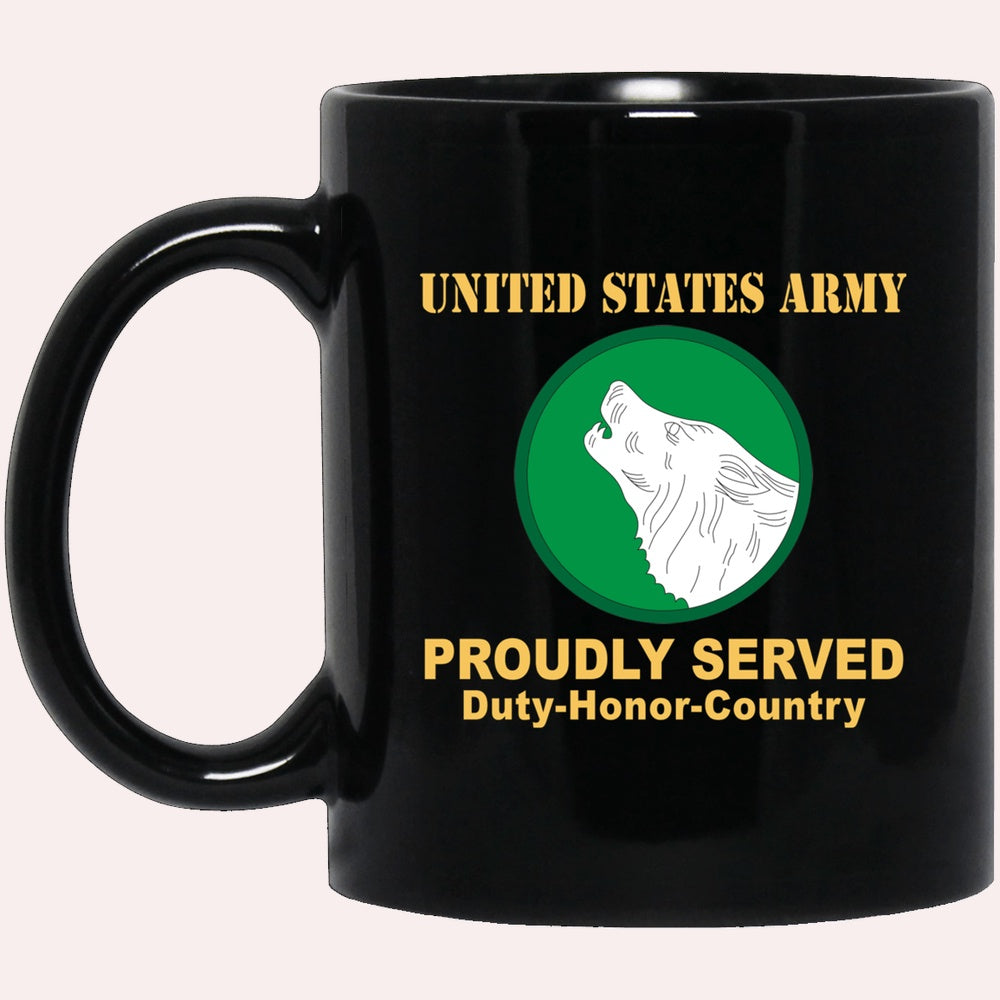 Us Army Mug, Veterans Mug, US Army 104 TRAINING DIVISION Black Mug, Us Army Coffee Mug, Military Coffee Mugs
