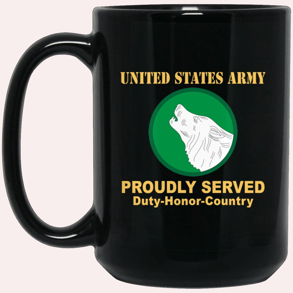 Us Army Mug, Veterans Mug, US Army 104 TRAINING DIVISION Black Mug, Us Army Coffee Mug, Military Coffee Mugs
