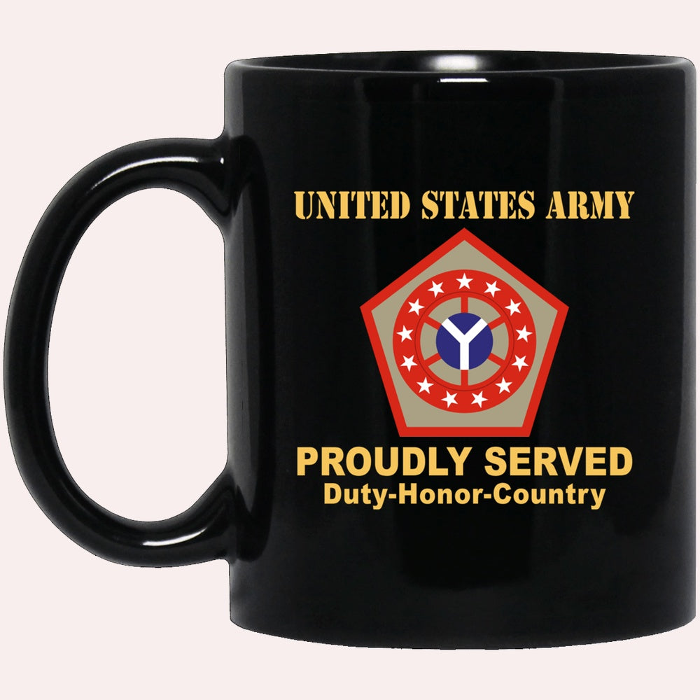 Us Army Mug, Veterans Mug, US Army 108 SUSTAINMENT BRIGADE  Black Mug, Us Army Coffee Mug, Military Coffee Mugs