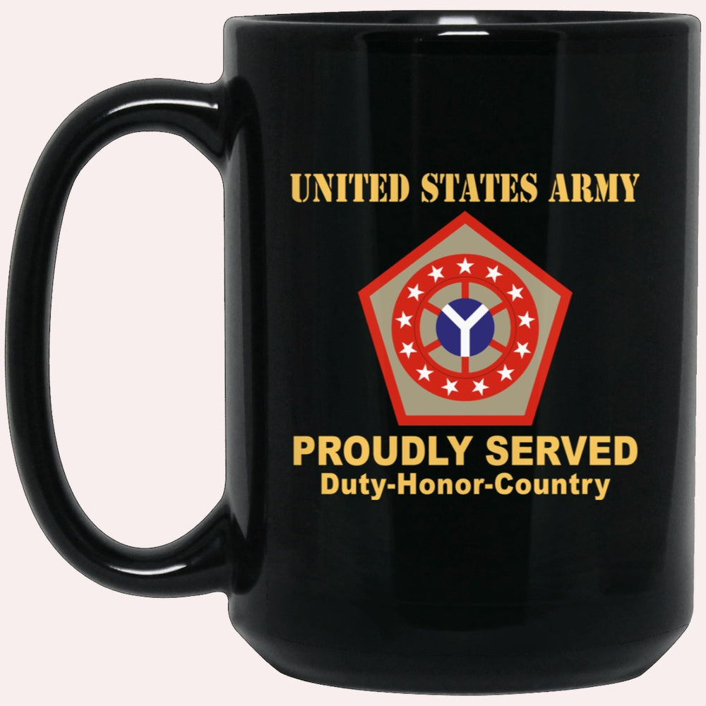 Us Army Mug, Veterans Mug, US Army 108 SUSTAINMENT BRIGADE  Black Mug, Us Army Coffee Mug, Military Coffee Mugs