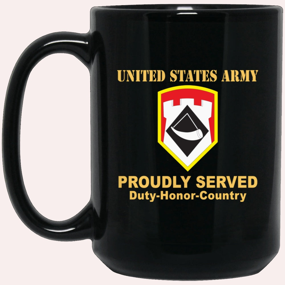 Us Army Mug, Veterans Mug, US Army 111TH ENGINEER BRIGADE Black Mug, Us Army Coffee Mug, Military Coffee Mugs