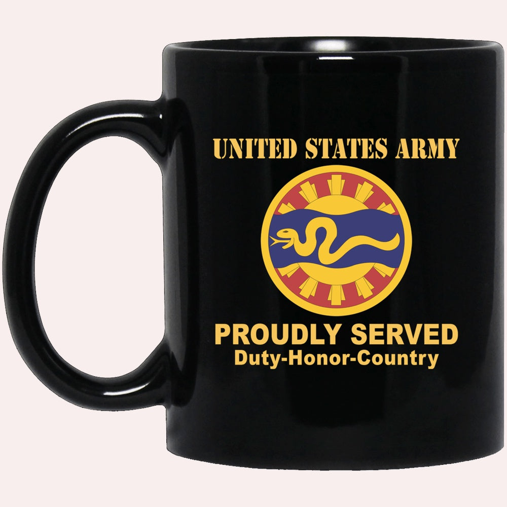 Us Army Mug, Veterans Mug, US Army 116TH CAVALRY BRIGADE Black Mug, Us Army Coffee Mug, Military Coffee Mugs