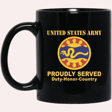 Us Army Mug, Veterans Mug, US Army 116TH CAVALRY BRIGADE Black Mug, Us Army Coffee Mug, Military Coffee Mugs