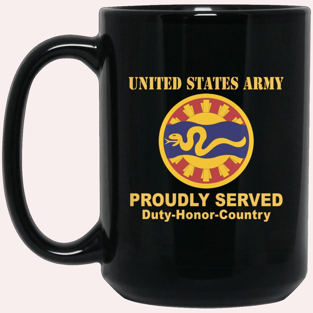 Us Army Mug, Veterans Mug, US Army 116TH CAVALRY BRIGADE Black Mug, Us Army Coffee Mug, Military Coffee Mugs