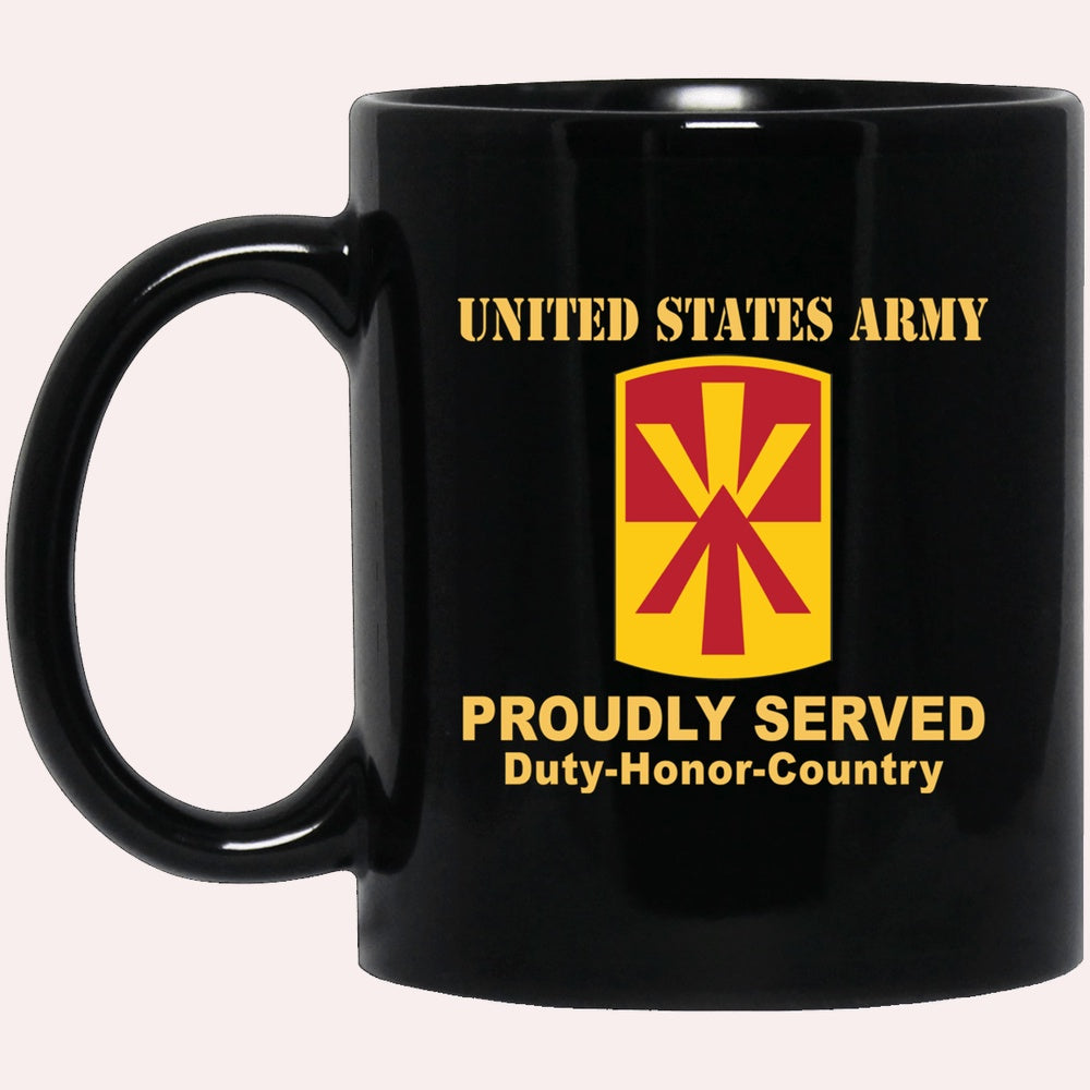 Us Army Mug, Veterans Mug, US Army 11TH AIR DEFENSE ARTILLERY BRIGADE Black Mug, Us Army Coffee Mug, Military Coffee Mugs