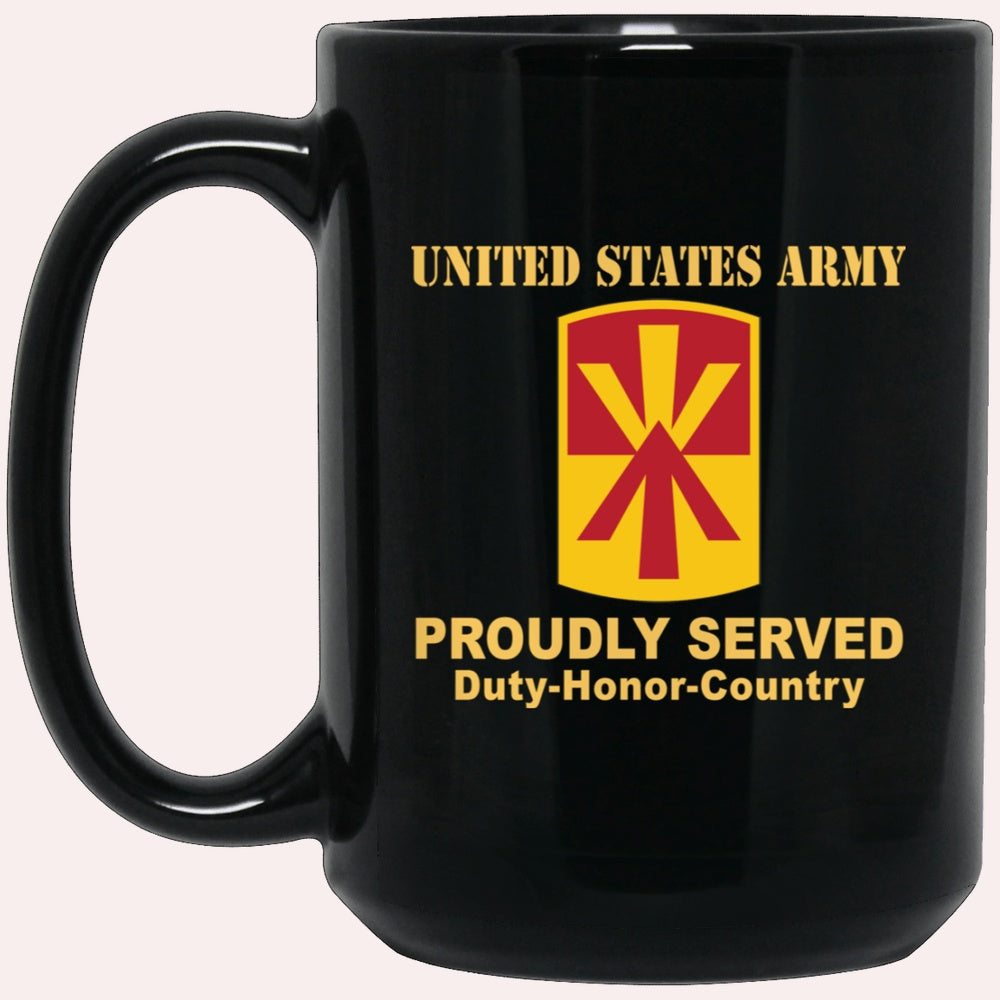 Us Army Mug, Veterans Mug, US Army 11TH AIR DEFENSE ARTILLERY BRIGADE Black Mug, Us Army Coffee Mug, Military Coffee Mugs