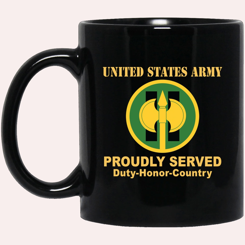 Us Army Mug, Veterans Mug, US Army 11TH MILITARY POLICE BRIGADE Black Mug, Us Army Coffee Mug, Military Coffee Mugs