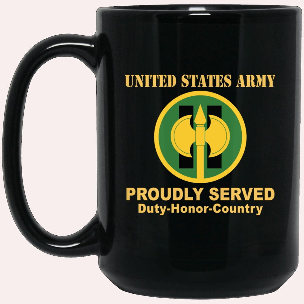 Us Army Mug, Veterans Mug, US Army 11TH MILITARY POLICE BRIGADE Black Mug, Us Army Coffee Mug, Military Coffee Mugs