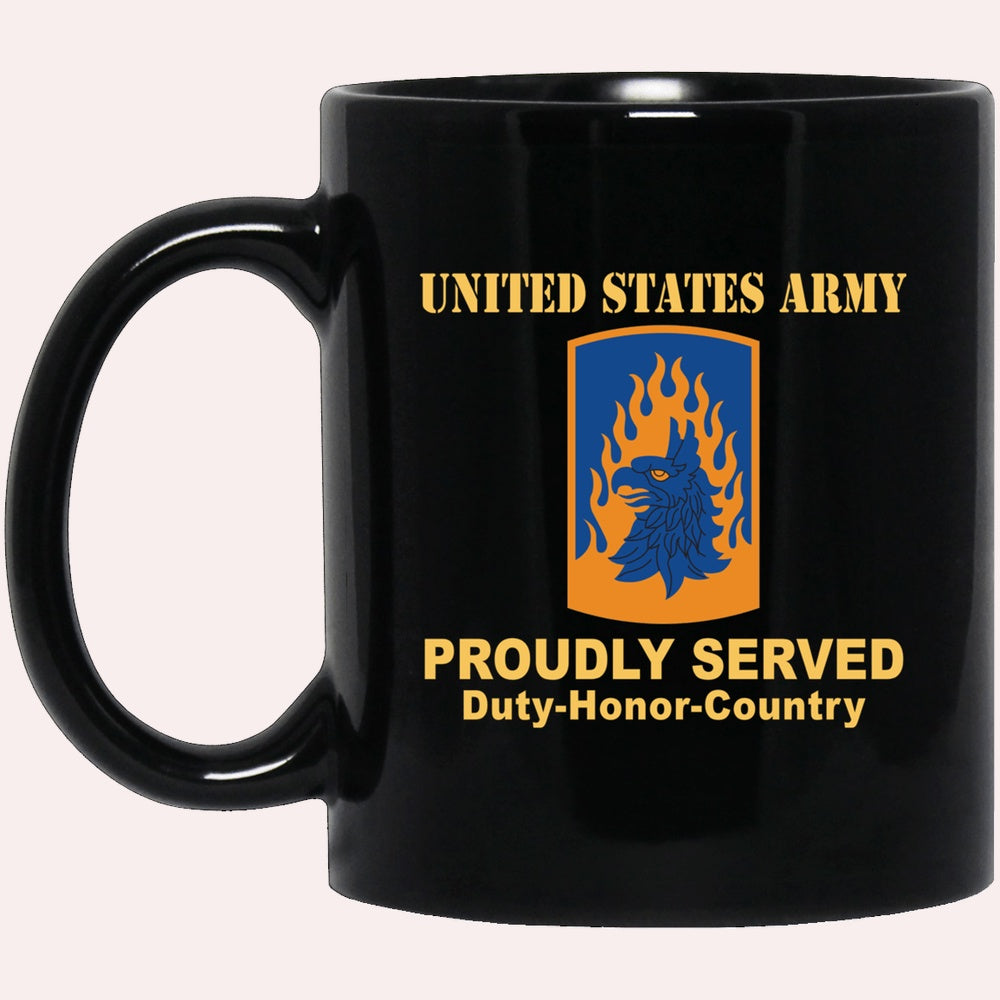 Us Army Mug, Veterans Mug, US Army 12TH COMBAT AVIATION BRIGADE Black Mug, Us Army Coffee Mug, Military Coffee Mugs