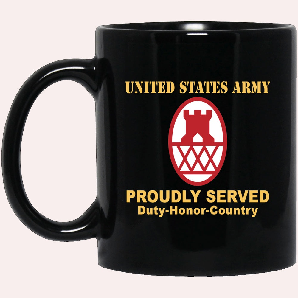 Us Army Mug, Veterans Mug, US Army 130TH MANEUVER ENHANCEMENT BRIGADE Black Mug, Us Army Coffee Mug, Military Coffee Mugs