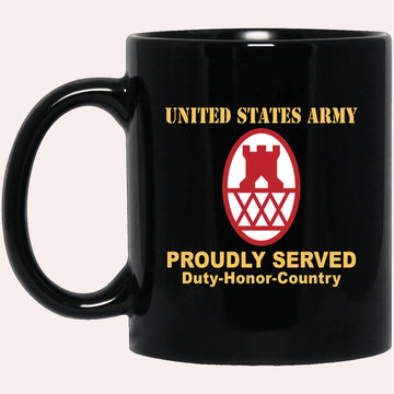 Us Army Mug, Veterans Mug, US Army 130TH MANEUVER ENHANCEMENT BRIGADE Black Mug, Us Army Coffee Mug, Military Coffee Mugs