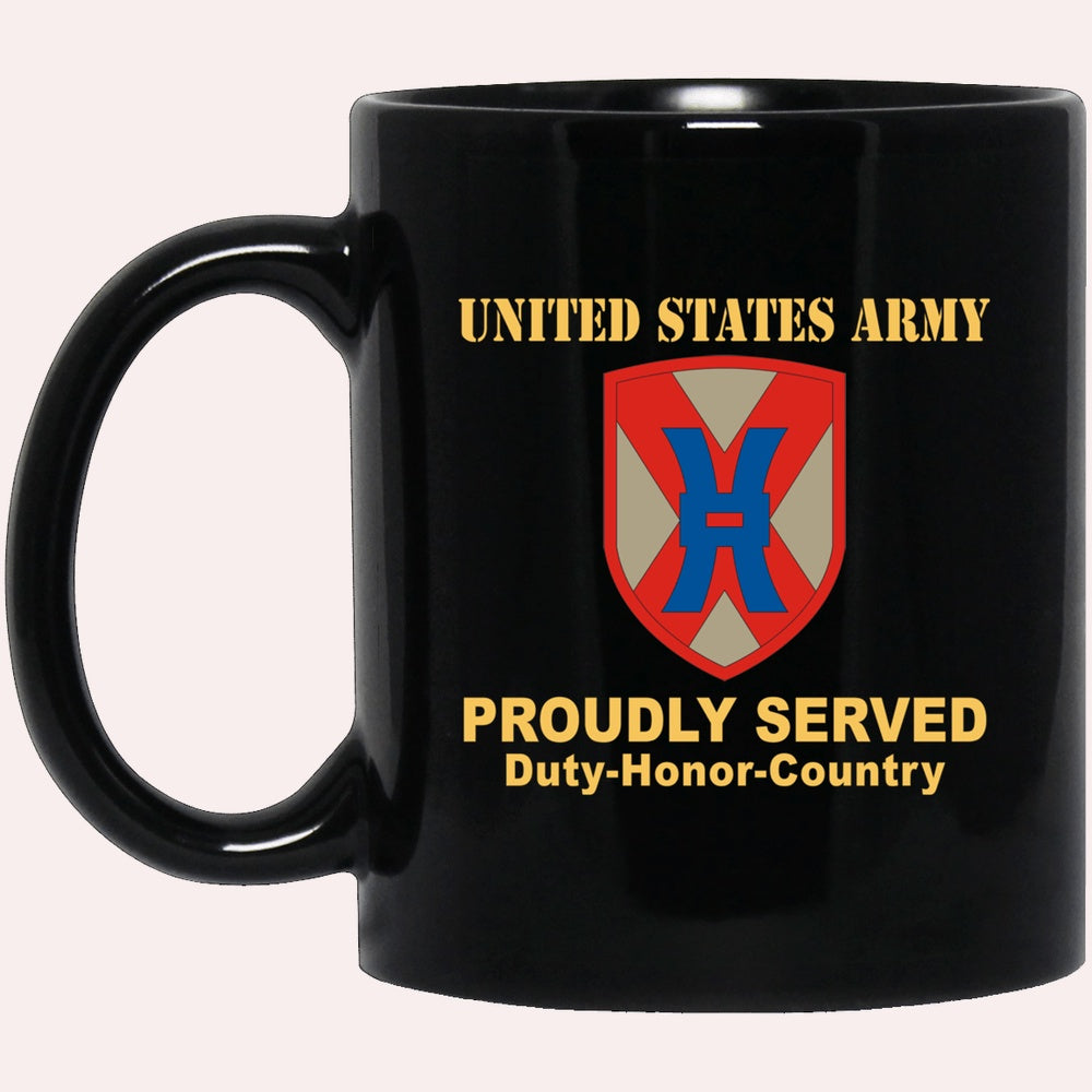 Us Army Mug, Veterans Mug, US Army 135TH SUSTAINMENT COMMAND Black Mug, Us Army Coffee Mug, Military Coffee Mugs