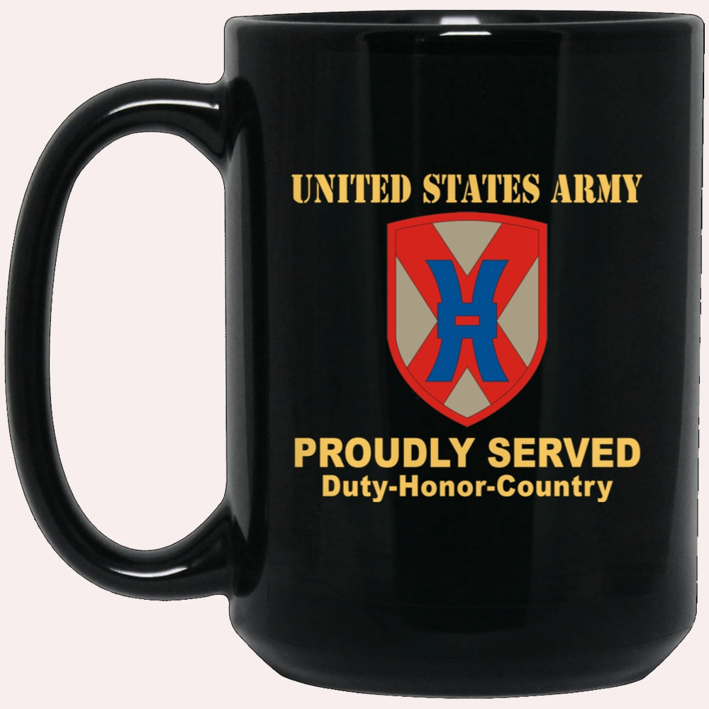 Us Army Mug, Veterans Mug, US Army 135TH SUSTAINMENT COMMAND Black Mug, Us Army Coffee Mug, Military Coffee Mugs