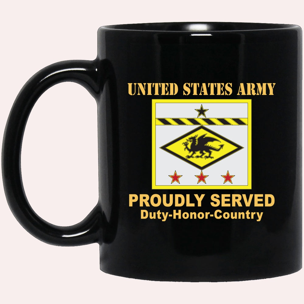 Us Army Mug, Veterans Mug, US Army 13TH FINANCIAL MANAGEMENT SUPPORT CENTER Black Mug, Us Army Coffee Mug, Military Coffee Mugs