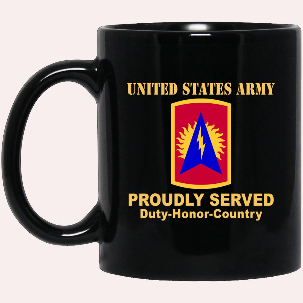 Us Army Mug, Veterans Mug, US Army 164 AIR DEFENSE ARTILLERY Black Mug, Us Army Coffee Mug, Military Coffee Mugs