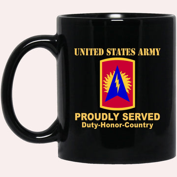 Us Army Mug, Veterans Mug, US Army 164 AIR DEFENSE ARTILLERY Black Mug, Us Army Coffee Mug, Military Coffee Mugs