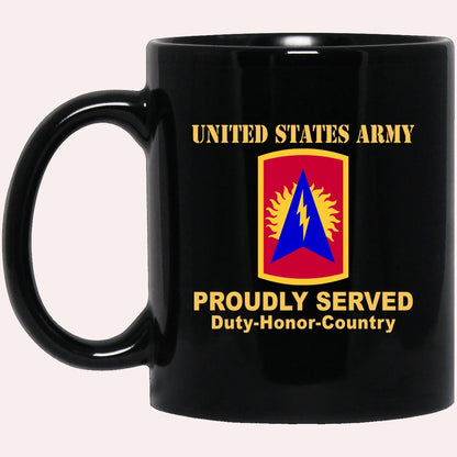 Us Army Mug, Veterans Mug, US Army 164 AIR DEFENSE ARTILLERY Black Mug, Us Army Coffee Mug, Military Coffee Mugs