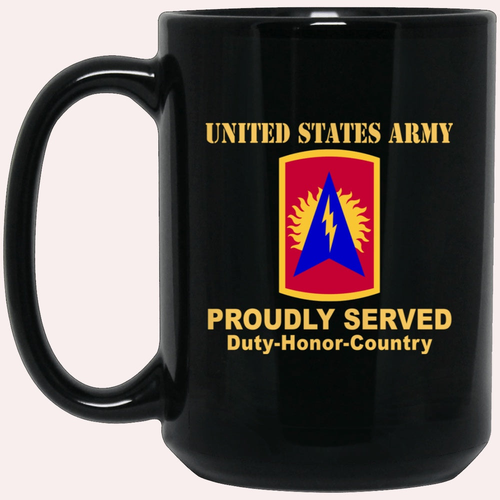Us Army Mug, Veterans Mug, US Army 164 AIR DEFENSE ARTILLERY Black Mug, Us Army Coffee Mug, Military Coffee Mugs