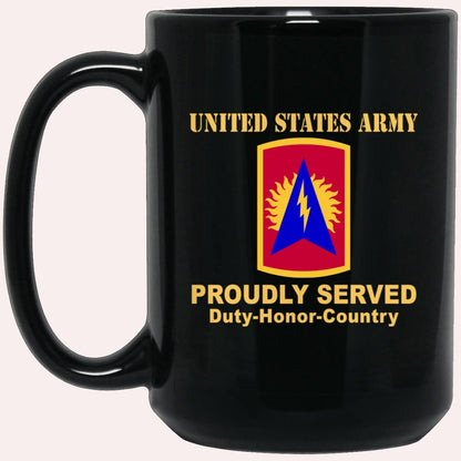 Us Army Mug, Veterans Mug, US Army 164 AIR DEFENSE ARTILLERY Black Mug, Us Army Coffee Mug, Military Coffee Mugs