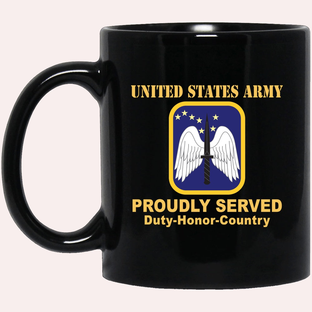 Us Army Mug, Veterans Mug, US Army 16TH AVIATION BRIGADE Black Mug, Us Army Coffee Mug, Military Coffee Mugs
