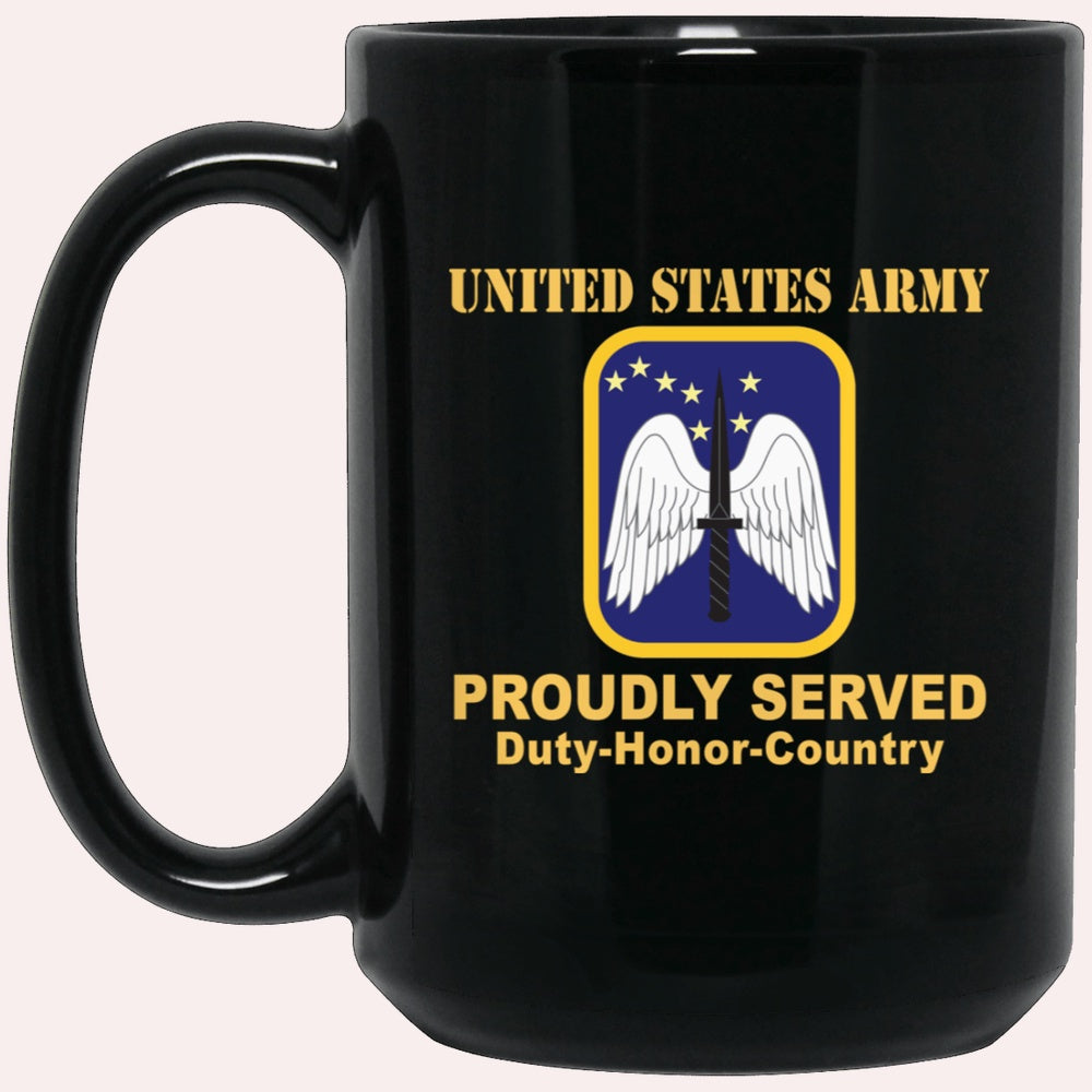 Us Army Mug, Veterans Mug, US Army 16TH AVIATION BRIGADE Black Mug, Us Army Coffee Mug, Military Coffee Mugs