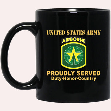 Us Army Mug, Veterans Mug, US Army 16TH MILITARY POLICE BRIGADE Black Mug, Us Army Coffee Mug, Military Coffee Mugs