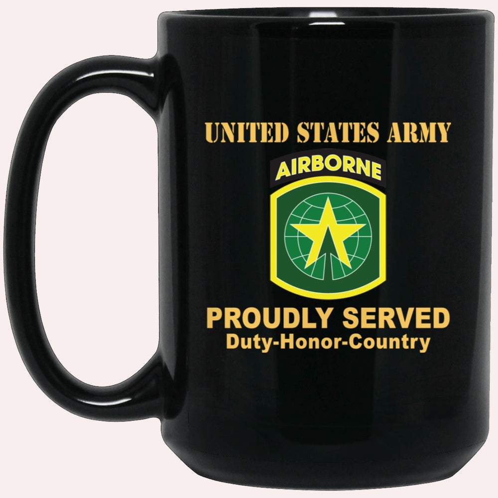 Us Army Mug, Veterans Mug, US Army 16TH MILITARY POLICE BRIGADE Black Mug, Us Army Coffee Mug, Military Coffee Mugs