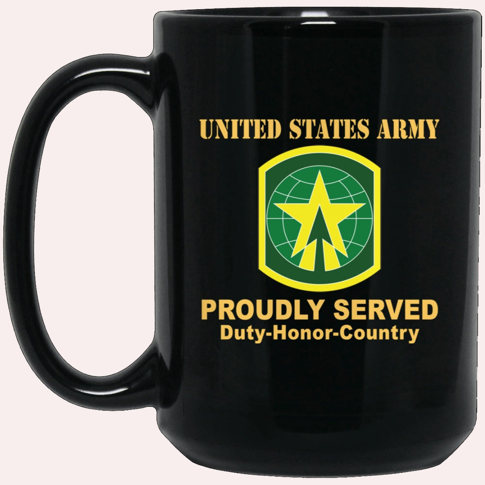 Us Army Mug, Veterans Mug, US Army 16TH MILITARY POLICE BRIGADE WITH AIRBORNE TAB Black Mug, Us Army Coffee Mug, Military Coffee Mugs