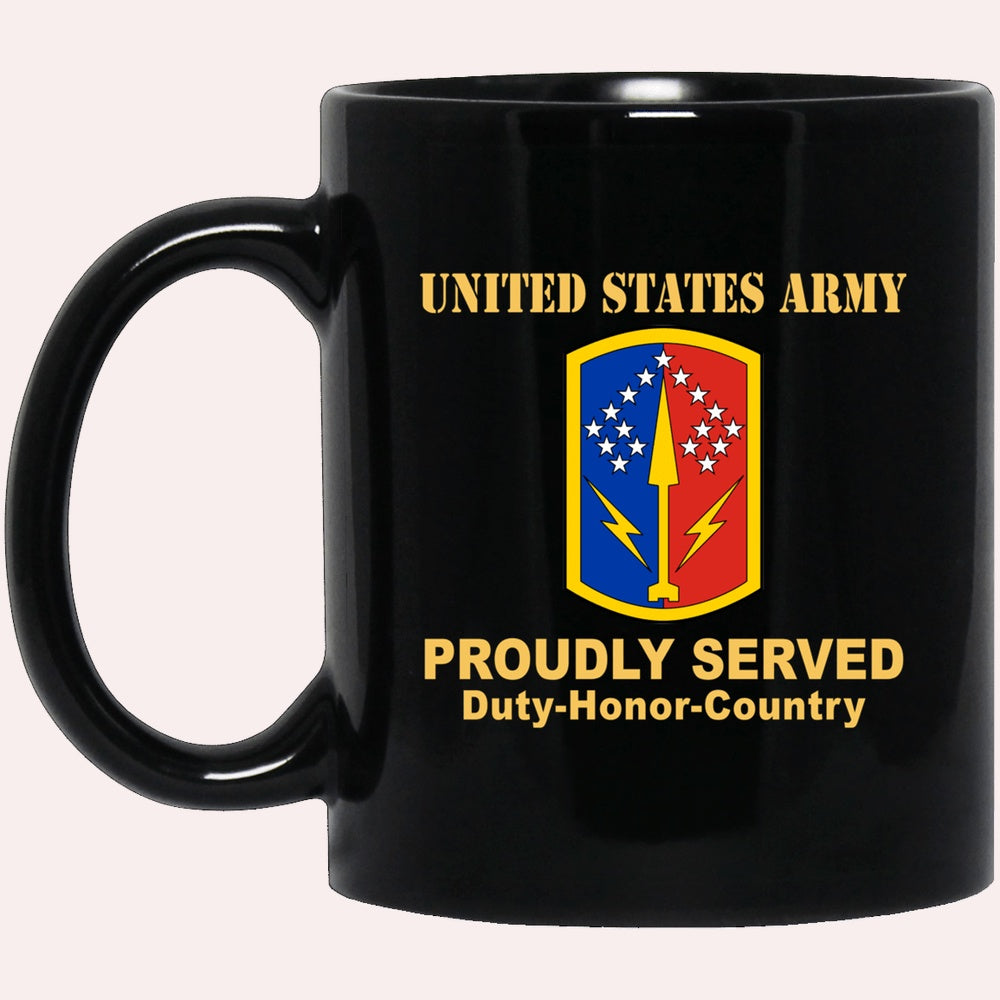 Us Army Mug, Veterans Mug, US Army 174 AIR DEFENSE ARTILLERY BRIGADE  Black Mug, Us Army Coffee Mug, Military Coffee Mugs