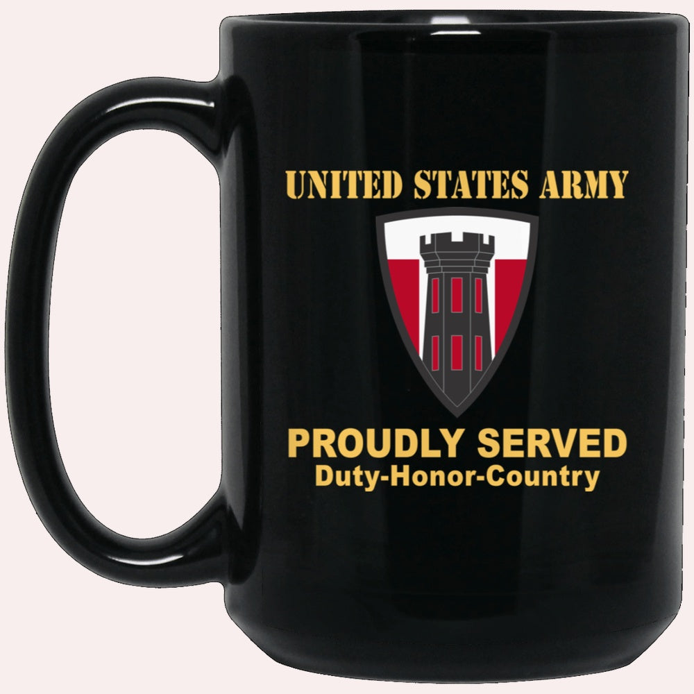 Us Army Mug, Veterans Mug, US Army 176TH ENGINEER BRIGADE Black Mug, Us Army Coffee Mug, Military Coffee Mugs