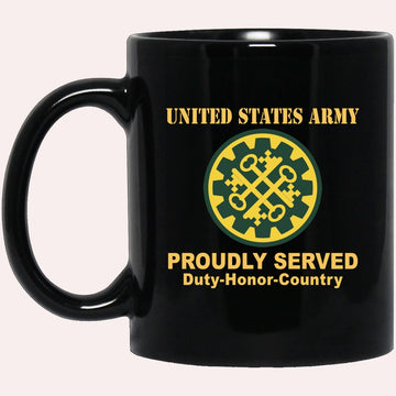 Us Army Mug, Veterans Mug, US Army 177TH MILITARY POLICE BRIGADE Black Mug, Us Army Coffee Mug, Military Coffee Mugs