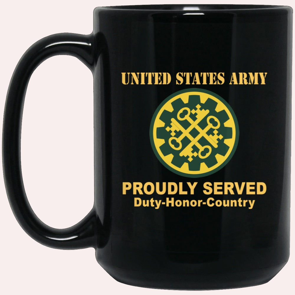 Us Army Mug, Veterans Mug, US Army 177TH MILITARY POLICE BRIGADE Black Mug, Us Army Coffee Mug, Military Coffee Mugs