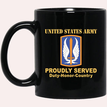 Us Army Mug, Veterans Mug, US Army 17TH AVIATION BRIGADE Black Mug, Us Army Coffee Mug, Military Coffee Mugs