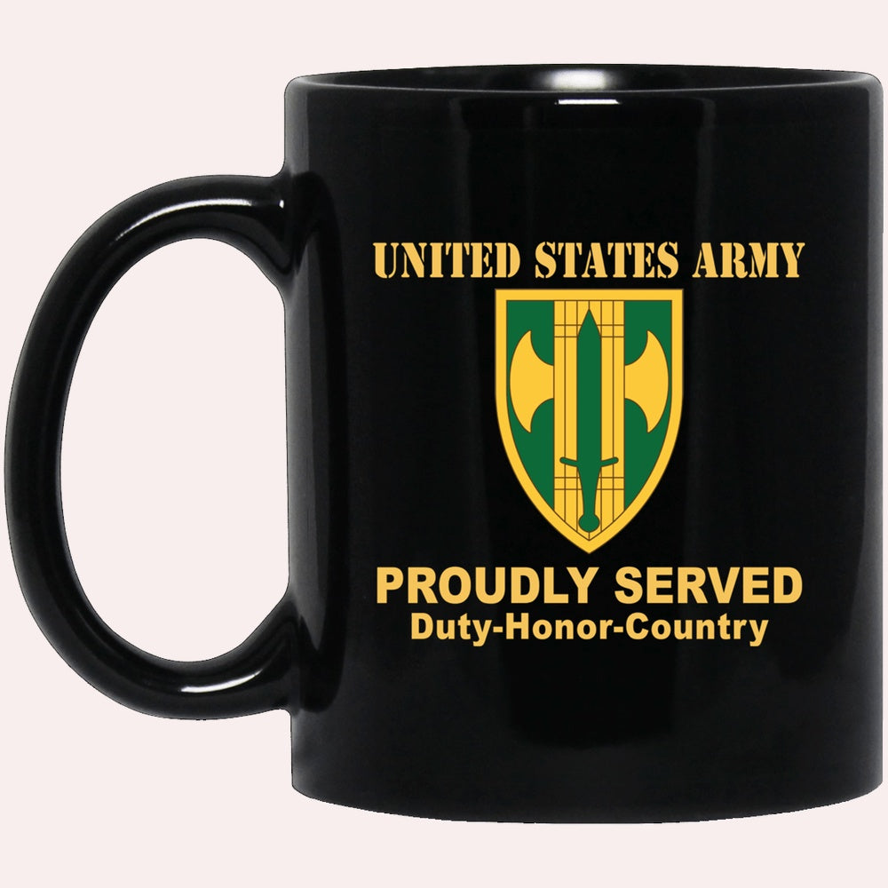 Us Army Mug, Veterans Mug, US Army 18TH MILITARY POLICE BRIGADE Black Mug, Us Army Coffee Mug, Military Coffee Mugs