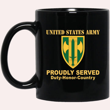 Us Army Mug, Veterans Mug, US Army 18TH MILITARY POLICE BRIGADE Black Mug, Us Army Coffee Mug, Military Coffee Mugs